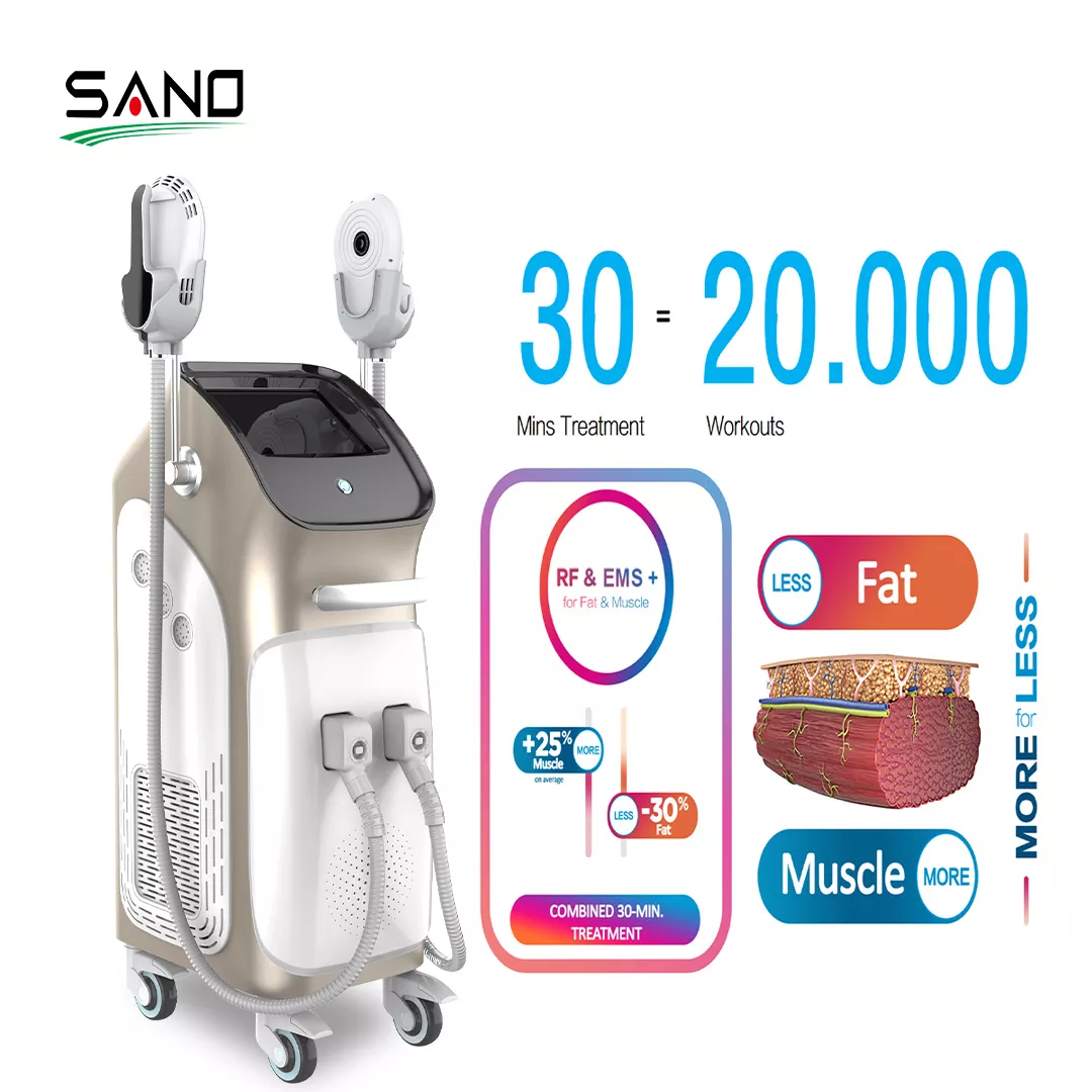 آلة النحت HIEMT+RF EMS/ليزر سانو