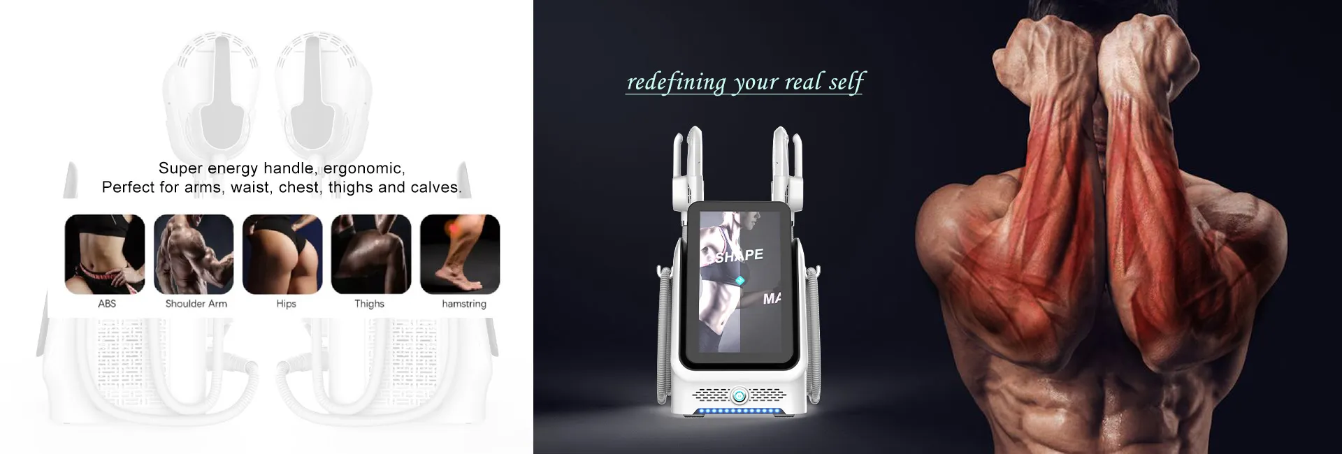 Portable MAGSHAPE Portable EMS Muscle Building Machine