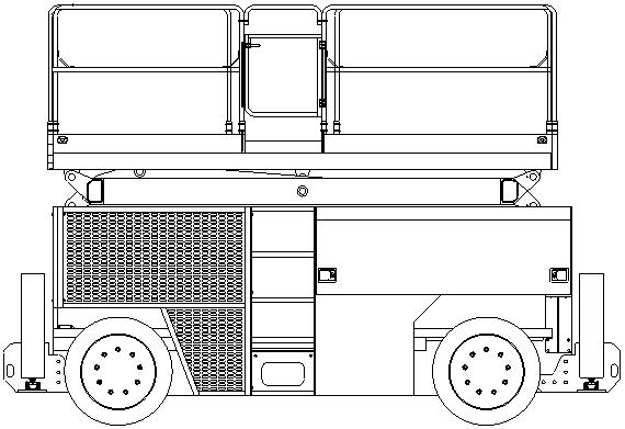 Self-propelled Diesel Scissor Lift