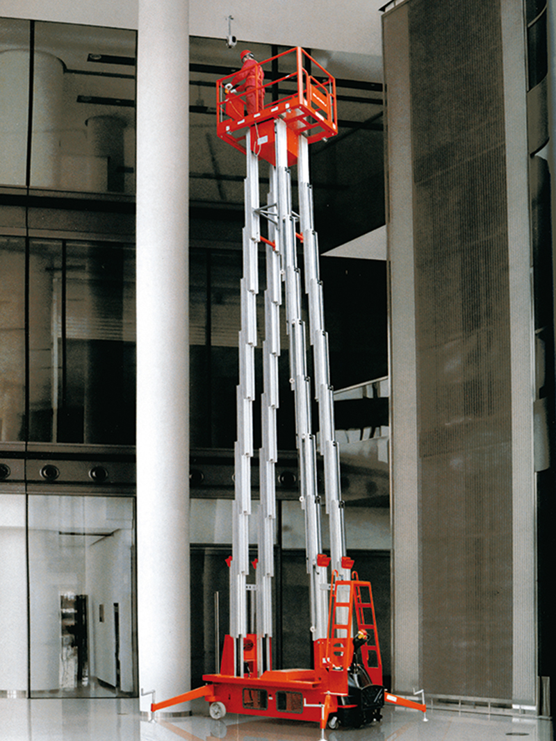 Vertical mast lift