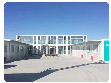 Modular and demountable portable modular buildings for workers' dormitories