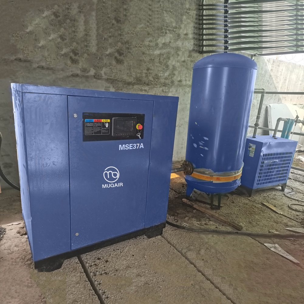 Industrial 37Kw Portable Screw Type Air Compressor