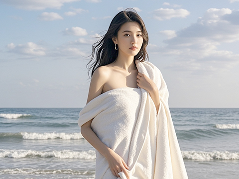 Coral velvet style towel - We support custom size, color, gram weight.