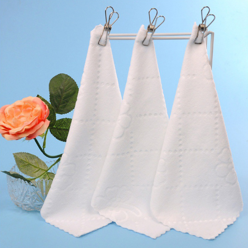 Microfiber Towel 30*30cm White Square Towel