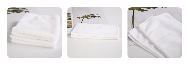 Microfiber Towel 30*30cm White Square Towel