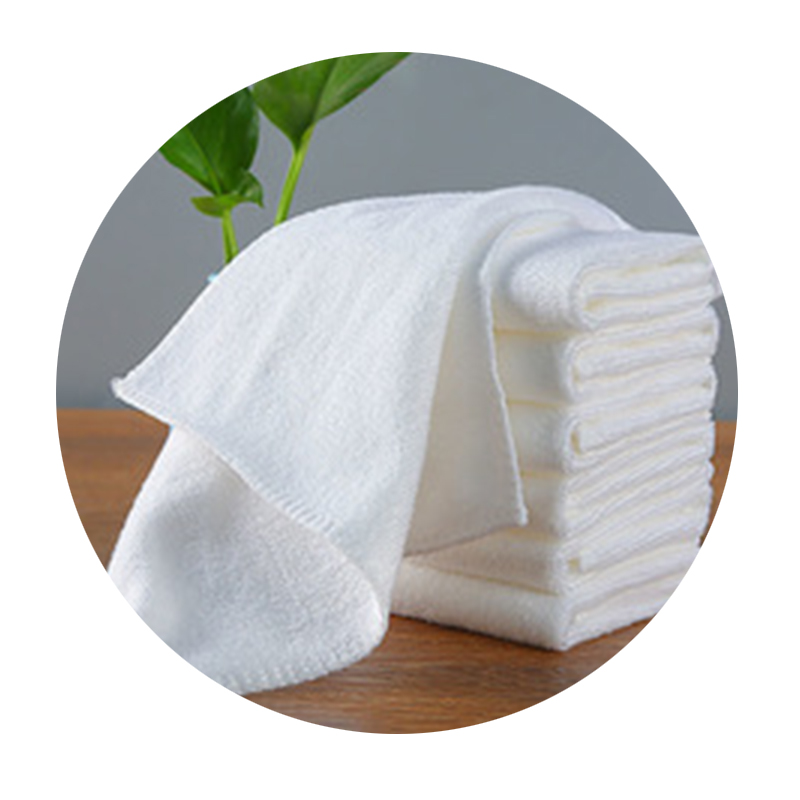 Microfiber Towel 30*30cm White Square Towel