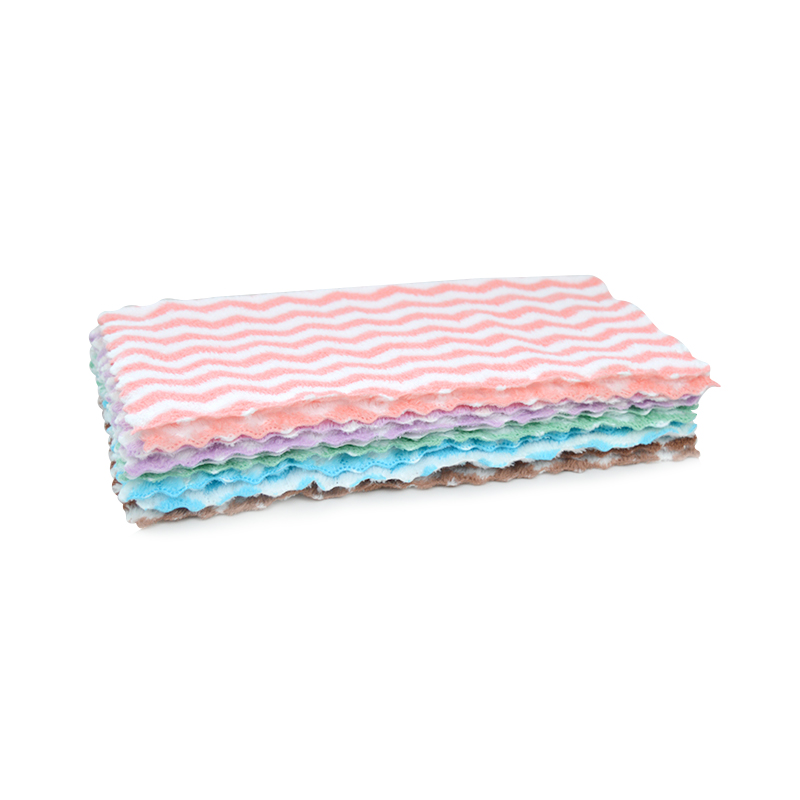 Square Towel - Ripple Style Coral Velvet Style Towel