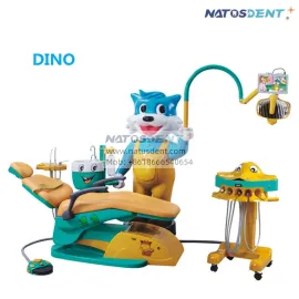 Fauteuil dentaire pour enfants avec chat bleu NTS-A8000-IB