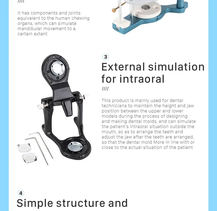 Dental Magnetic Articulator Large Size Full Mouth