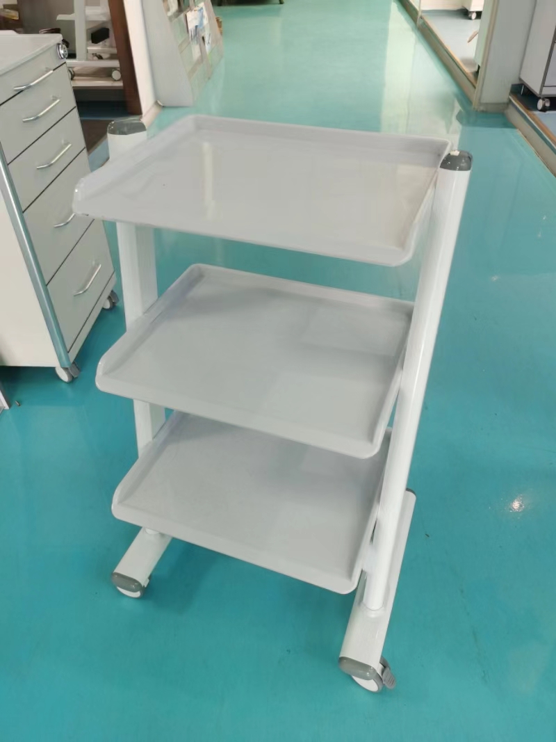 Three Layer Trolley for Medical Dental Clinic