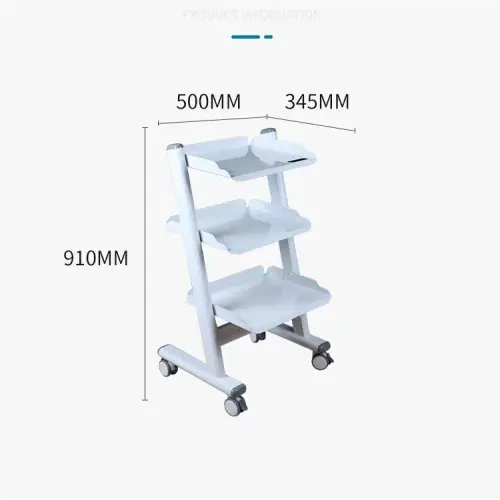 Three Layer Trolley for Medical Dental Clinic