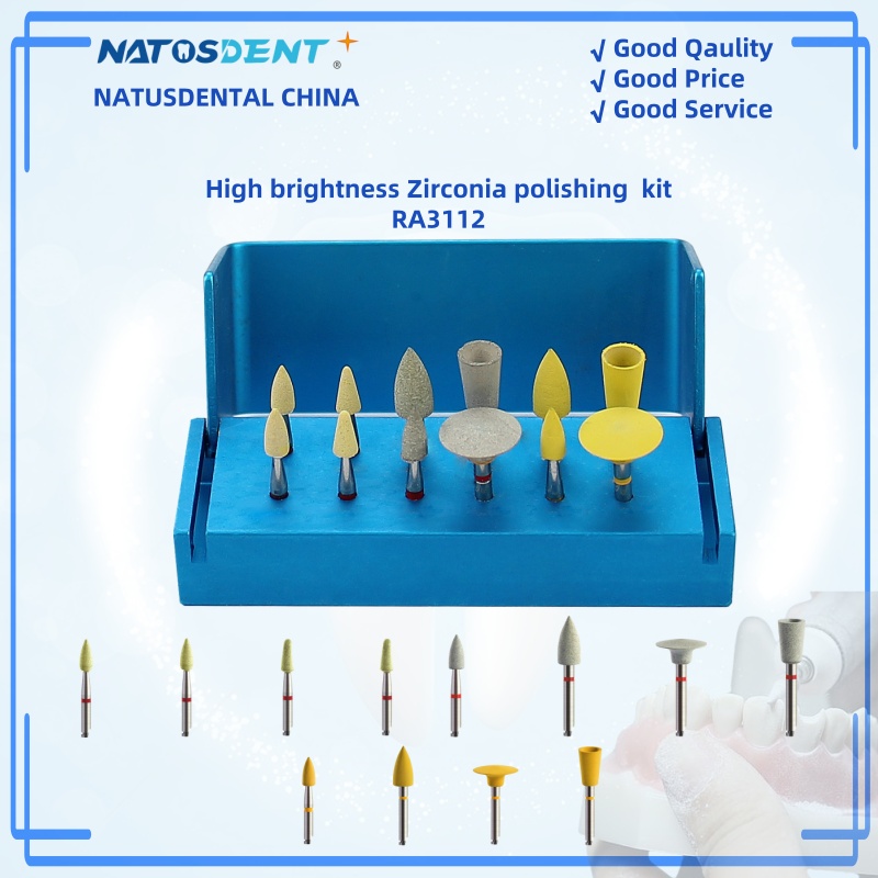 Kit De Polissage Zircone Dentaire Pour Contre-angle Basse Vitesse - AZDENT RA3112