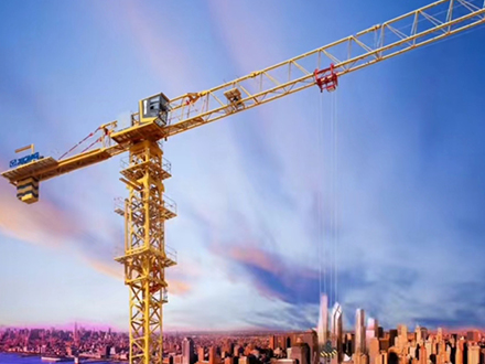 What is a tower crane used for?