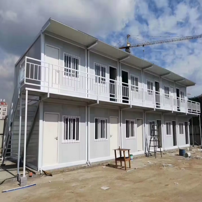 Prefabricated flat pack modular container houses