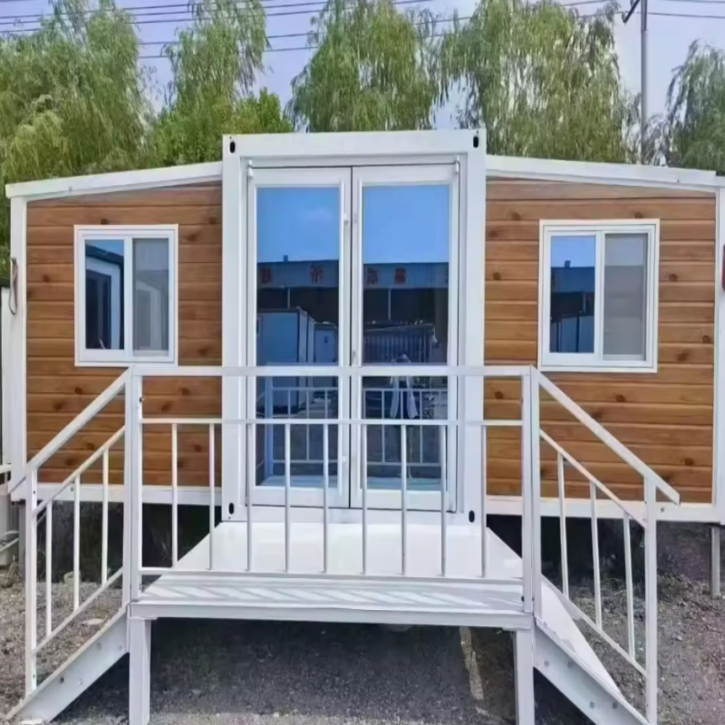 Collapsible and expandable container house