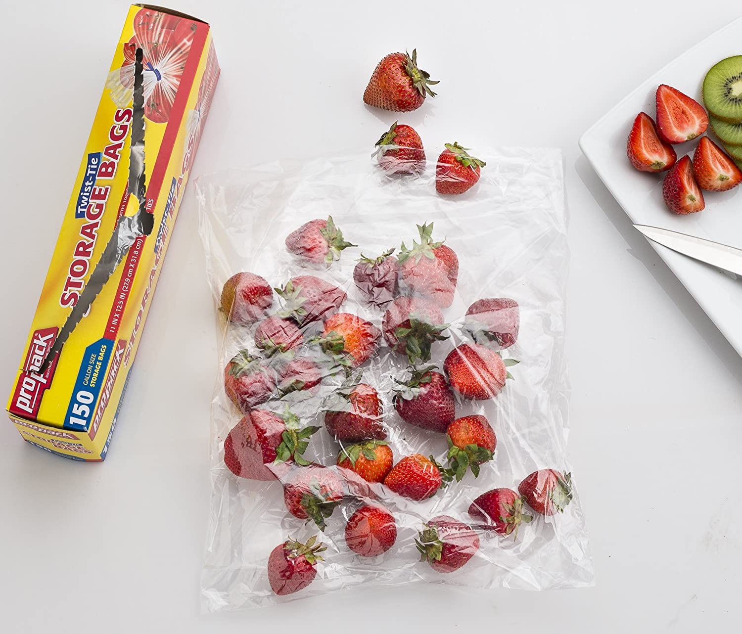 Food Storage Bags with twist-tie