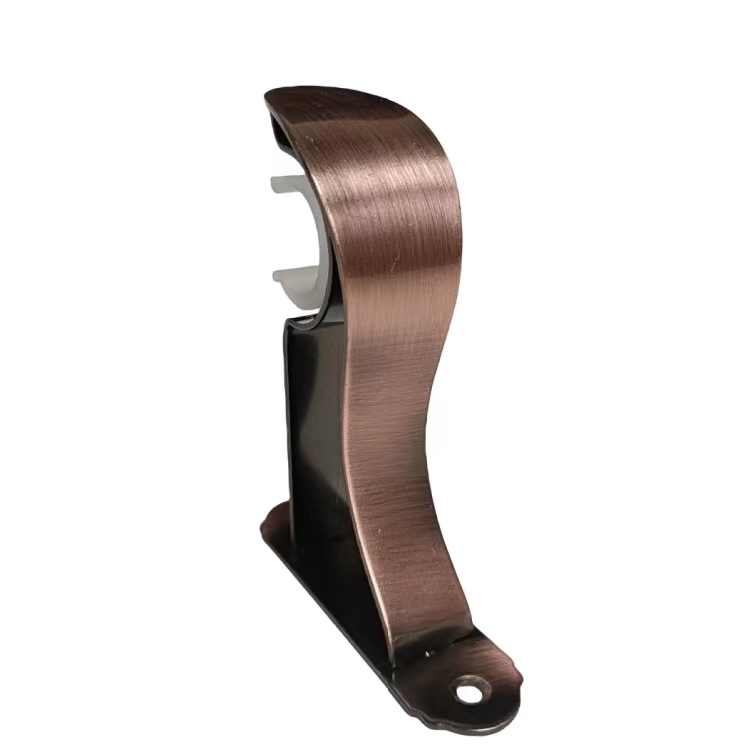 High Quality Wrought Iron Curtain Bracket Home Decoration Curtain Rod Track and Accessories Curtain Rod Bracket