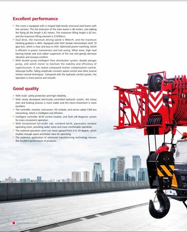 Sany new 70ton STC700T mobile truck crane