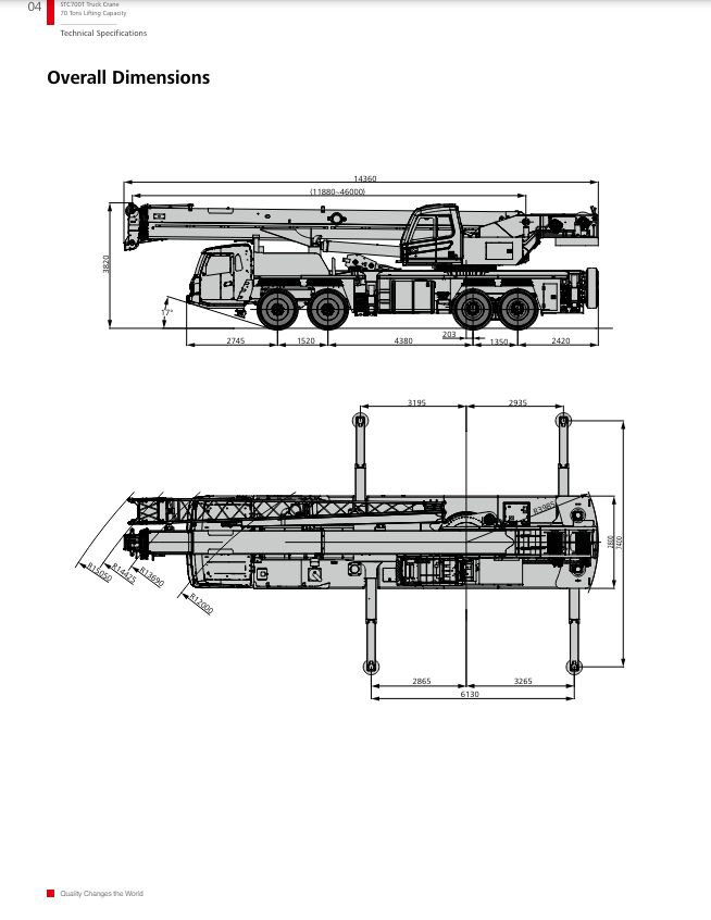 Sany new 70ton STC700T mobile truck crane