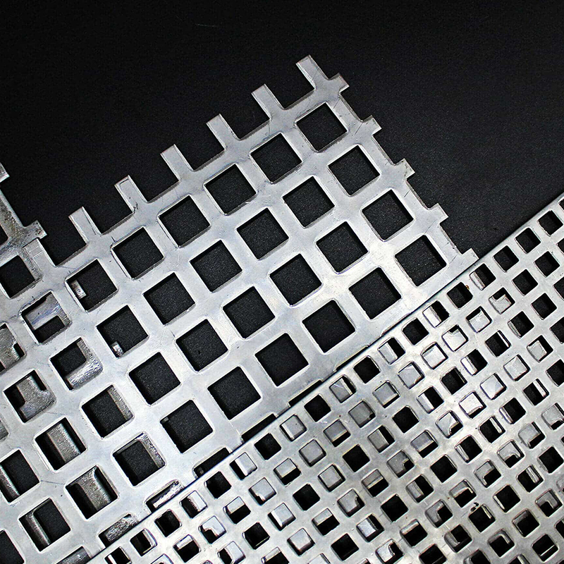 Square Hole Perforated Metal