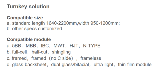 Solar Panel Production Line（500MW-1GW）