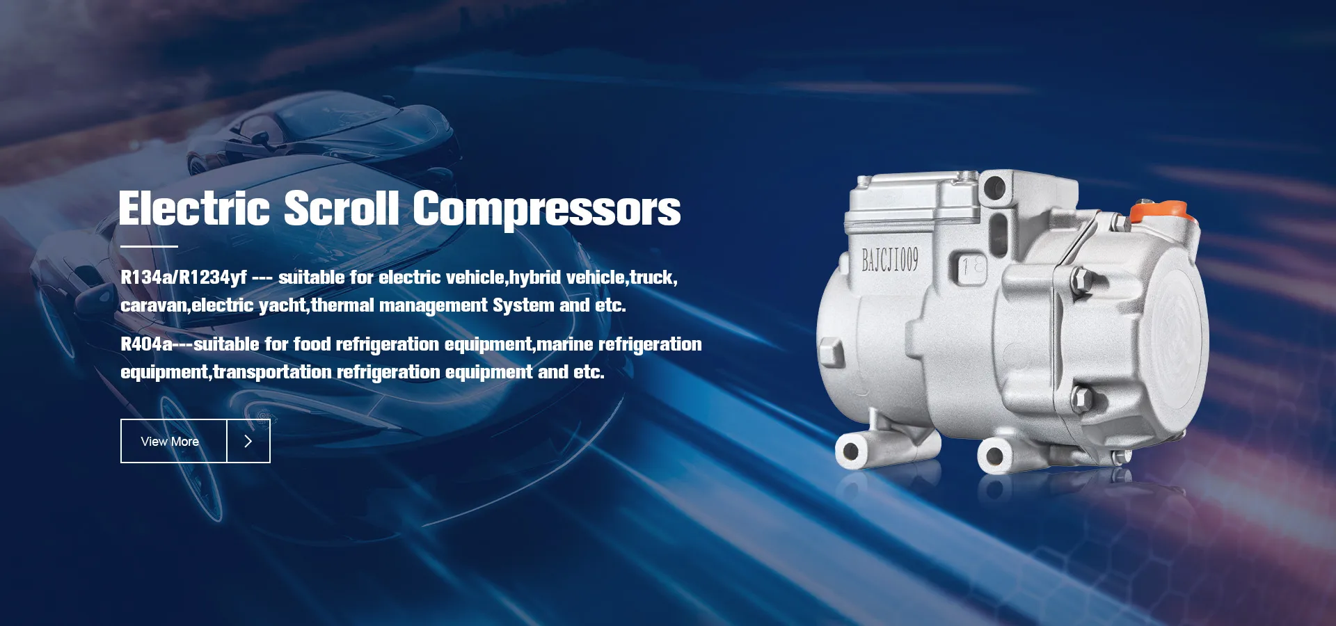 Electric Air Conditioning Compressor Manufacturer