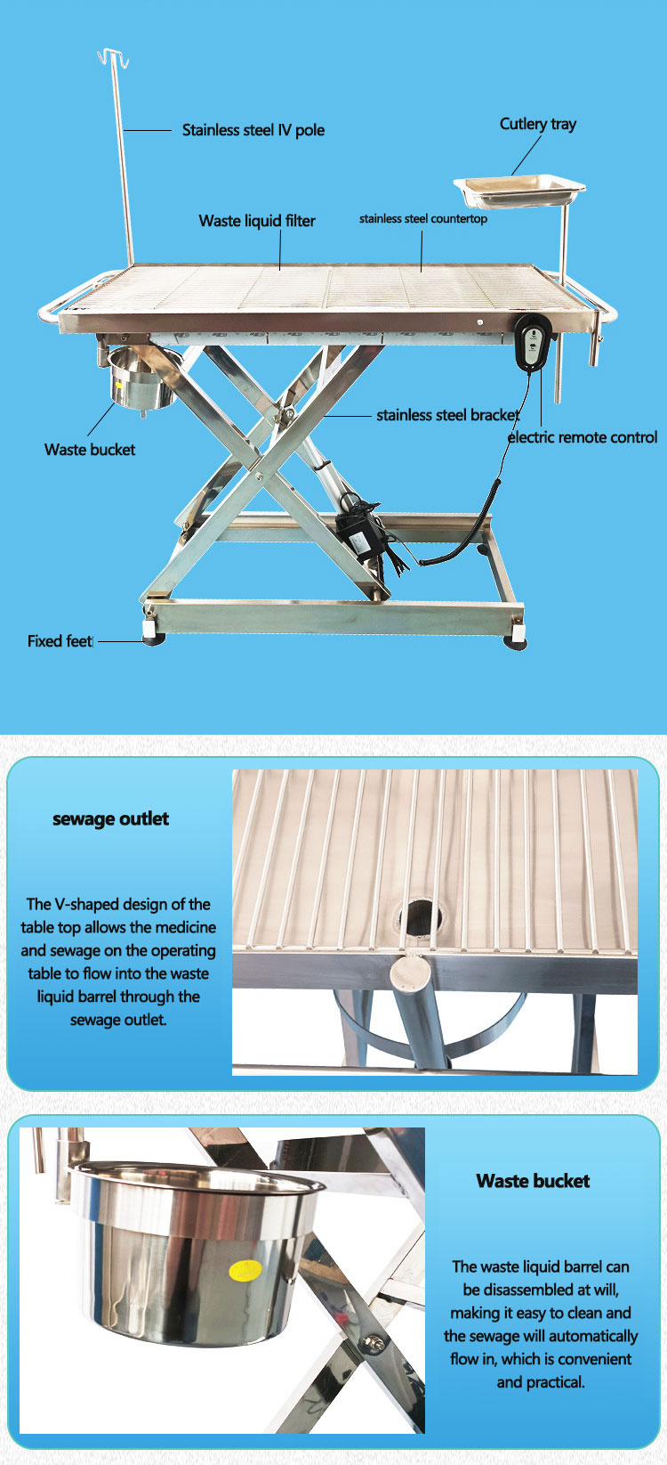 Pet Operating Table