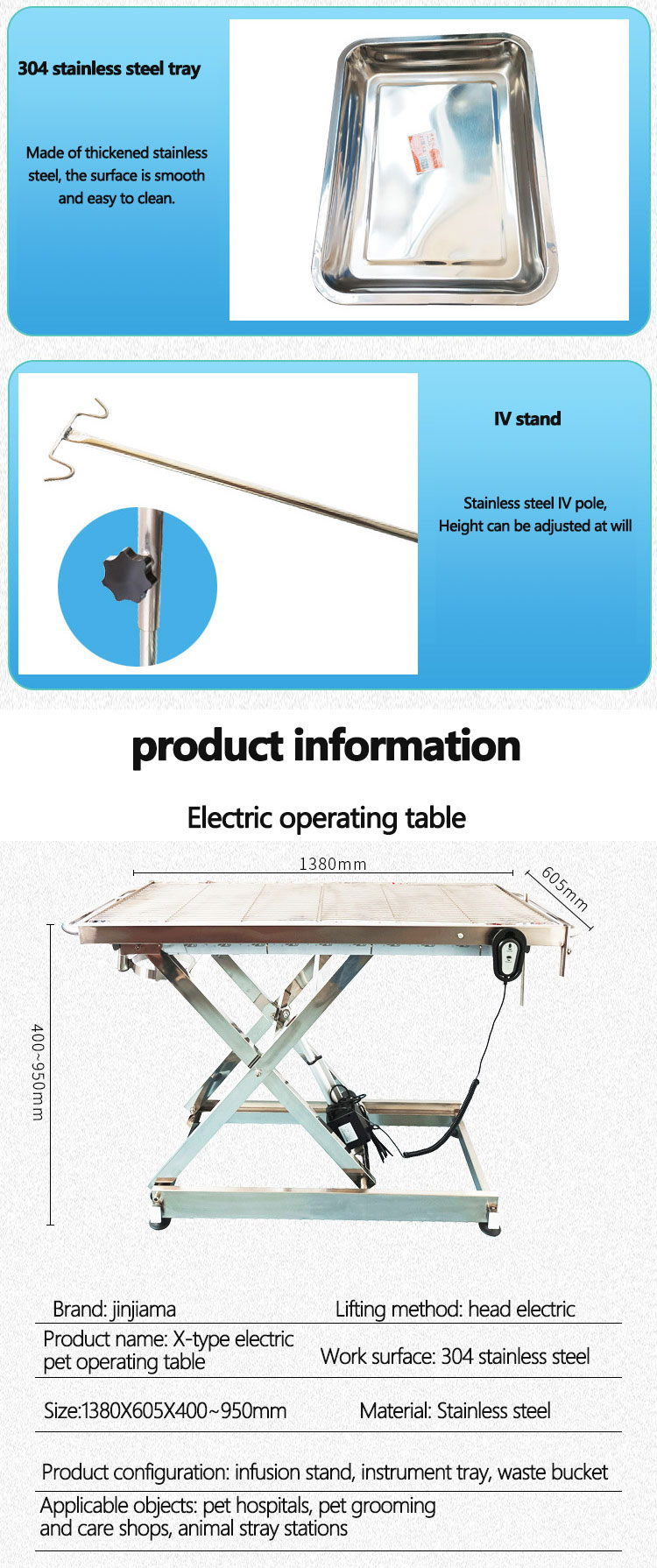 Pet Operating Table