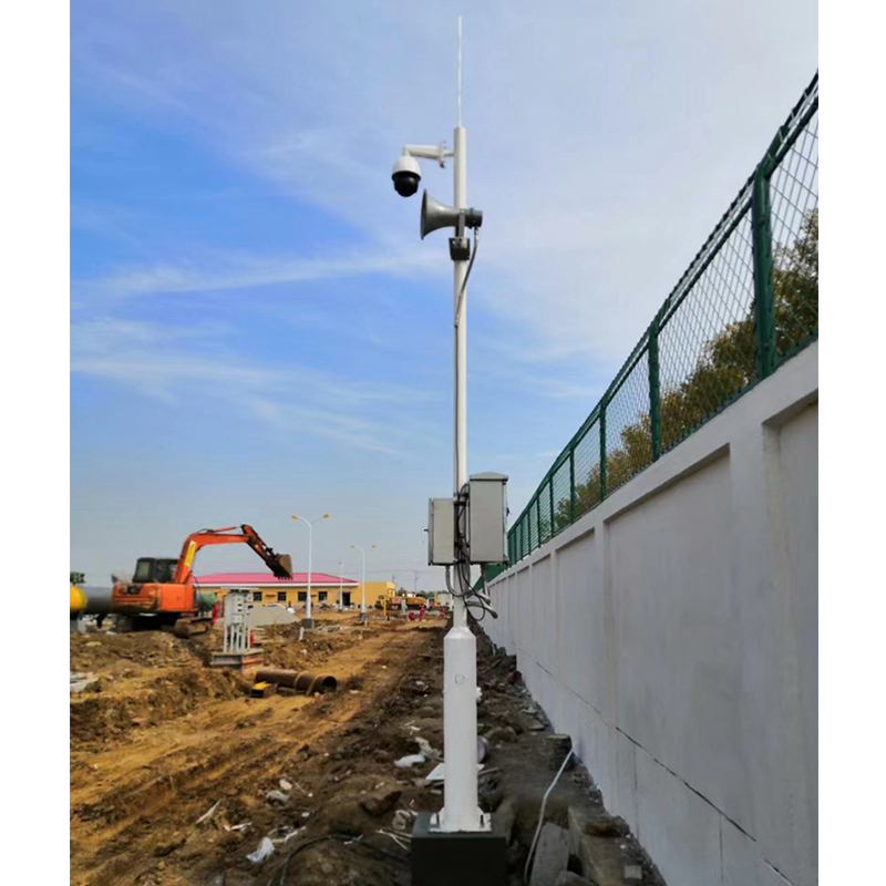 Tiltable, Foldable Security Camera Poles