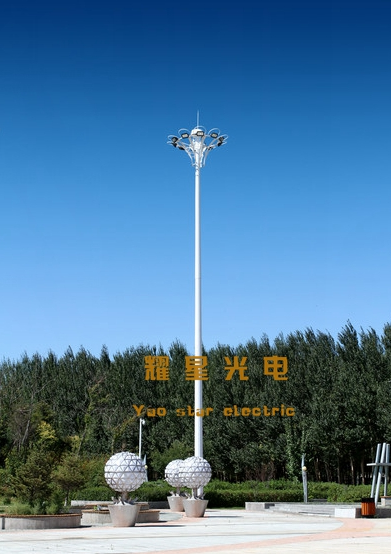 The scope of use of high mast light poles that can be raised or lowered