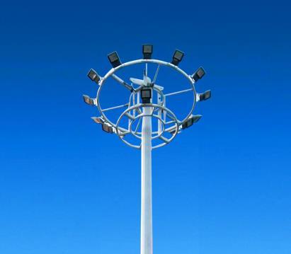 Calculation method of wind load on high mast light poles