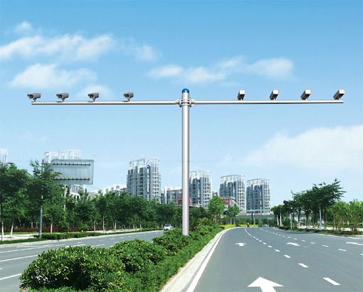 How to calculate wind load on security camera poles