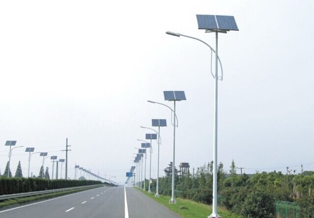 Anti-theft solar street light