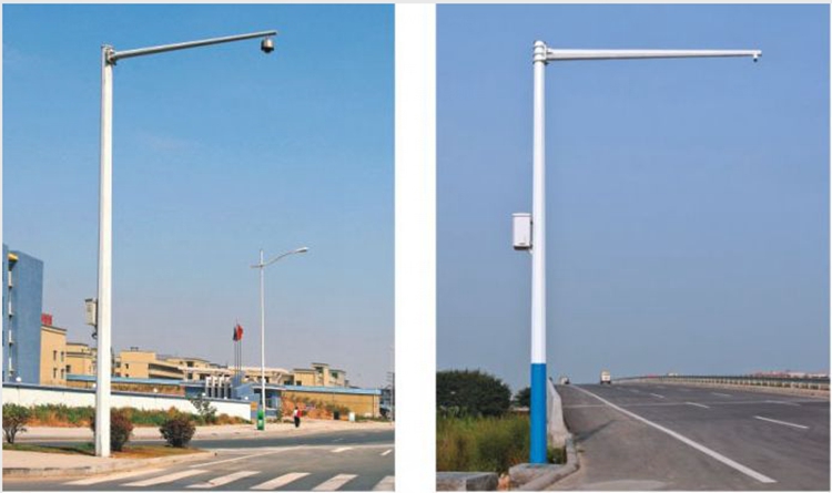 Component inspection outline before installing security camera poles