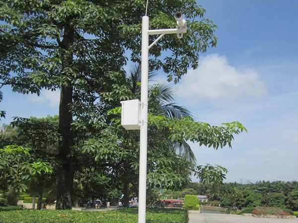 The impact of insufficient buried depth of embedded parts of security camera poles