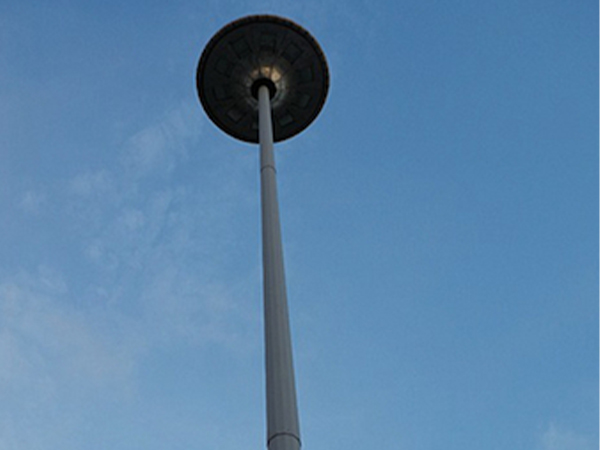 High mast light poles plug-in structure