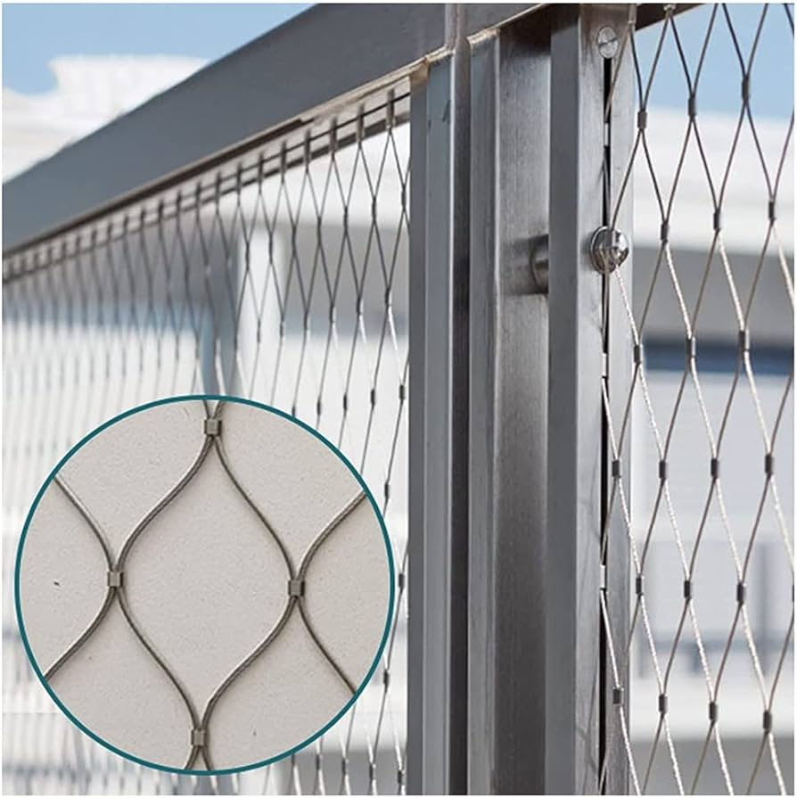 Dense Wire Mesh Fence