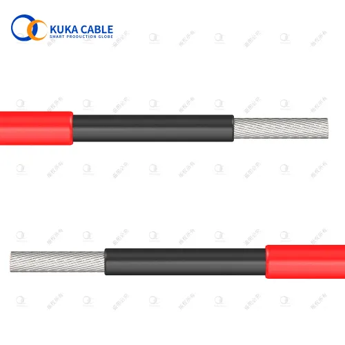 TUV Single Core 4mm2 6mm2 Solar Cable PV Wires For Solar PV System