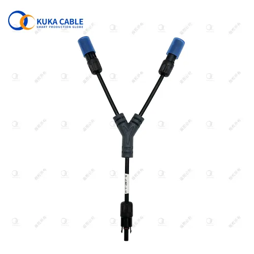 4 à 1 connecteurs parallèles portatif de câble solaire du connecteur TUV de  picovolte de branche