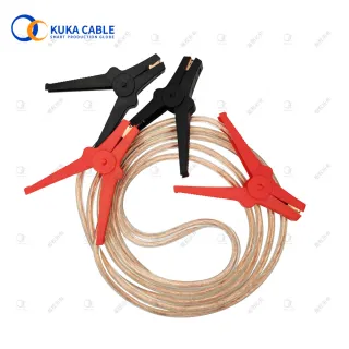 Heavy Duty jumper Booster Cable 600A transparent PVC jacket