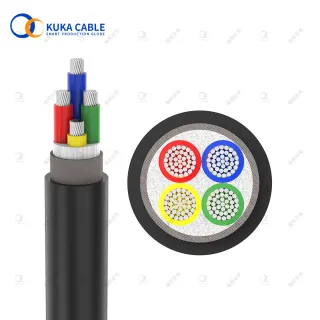 0.6/1KV 4 Core AL/PVC/XLPE Insulated Armoured Power Cable