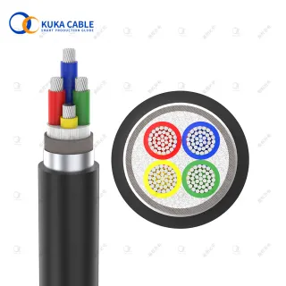 AL/PVC/STA/XLPE sheathed aluminum Armoured Electrical Cable