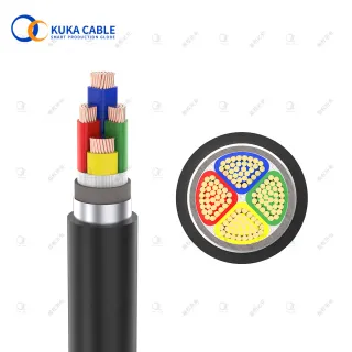 CU/PVC/STA/XLPE Steel Tape Armoured 25mm2 PVC Sheathed cable