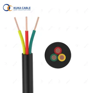 12v Round Three Core 2.5 mm Auto Cable car wire