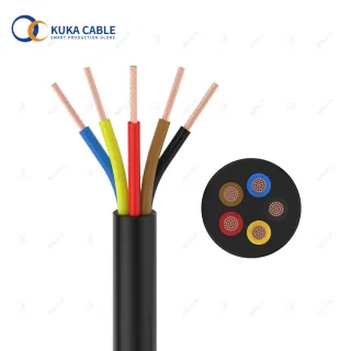 5 core trailer wire colors 2.5mm 5A multi core trailer cable