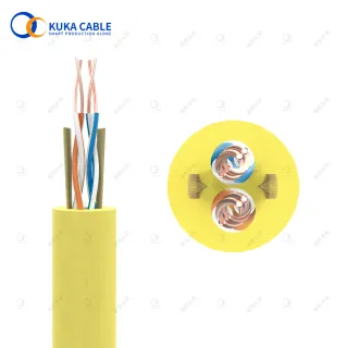 ROV buoyant tether twisted pair cable 2*2*26AWG data signal wire