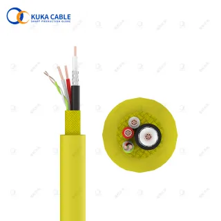 Video Hybrid Cable Coaxial+2x16AWG Power cable+2X24AWG Twisted Pairs