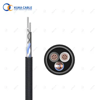 Customized Fiber Optical+Twisted Pair Hybrid Tethered Drone Cable