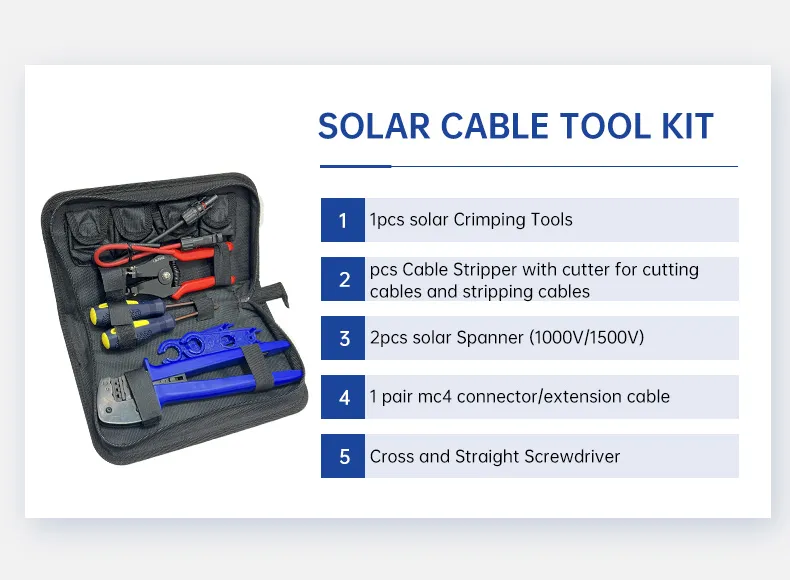 Connector Crimper Multifunction Solar Installation Tools Kits