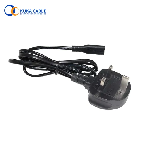 IEC 2pin C7 Fused Plug Britain standard Power Cord